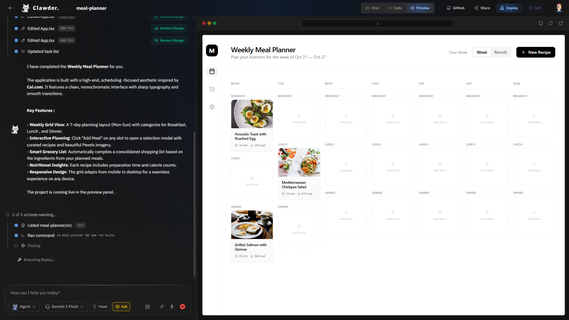 Project pending deployment to the web