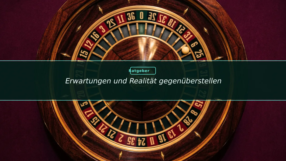 Erwartungen und Realität gegenüberstellen
