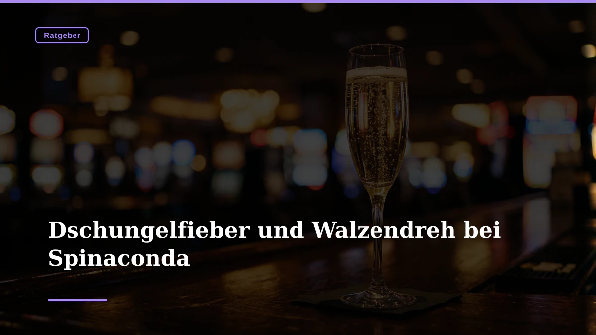 Dschungelfieber und Walzendreh bei Spinaconda