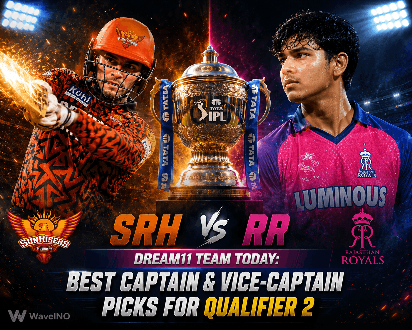 SRH vs RR Dream11 Prediction Today: IPL 2026 Qualifier 2 Match Preview, Pitch Report, and Fantasy Cricket Tips