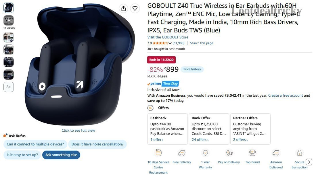 Boult Audio Z40 Offer Image