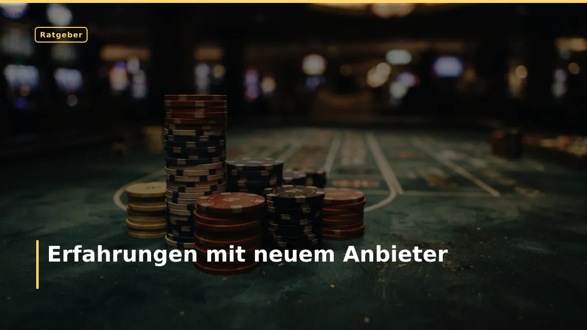 Erfahrungen mit neuem Anbieter