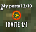 Invite portal map pin