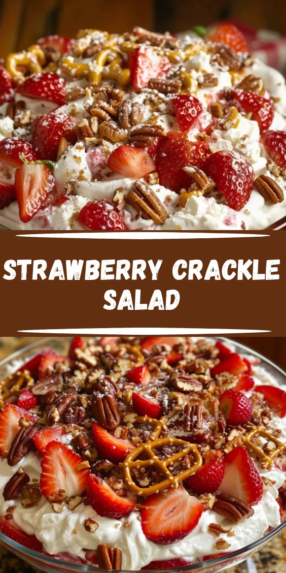 Strawberry Crackle Salad That Everyone Is Obsessed With