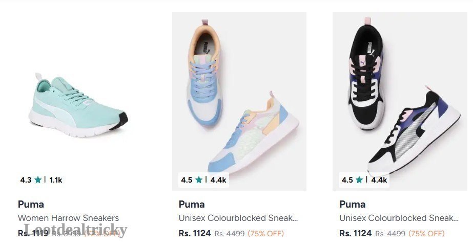 Looot Puma Sneaker – Just ₹1119 | Lowest Price Deal Looot Puma Sneaker – Just ₹1119 | Lowest Price Deal