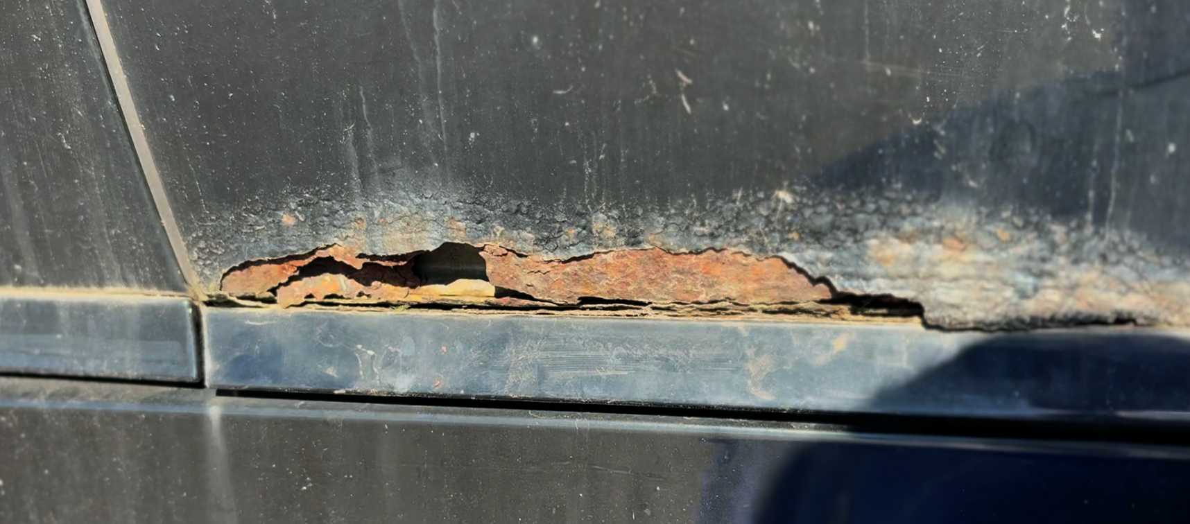 Rusty Door Repair Decision| Shop and Garage Talk forum