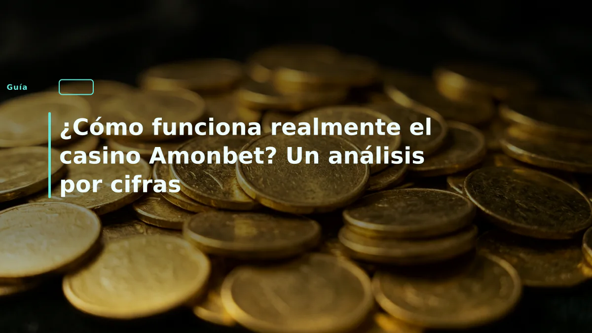 ¿Cómo funciona realmente el casino Amonbet? Un análisis por cifras