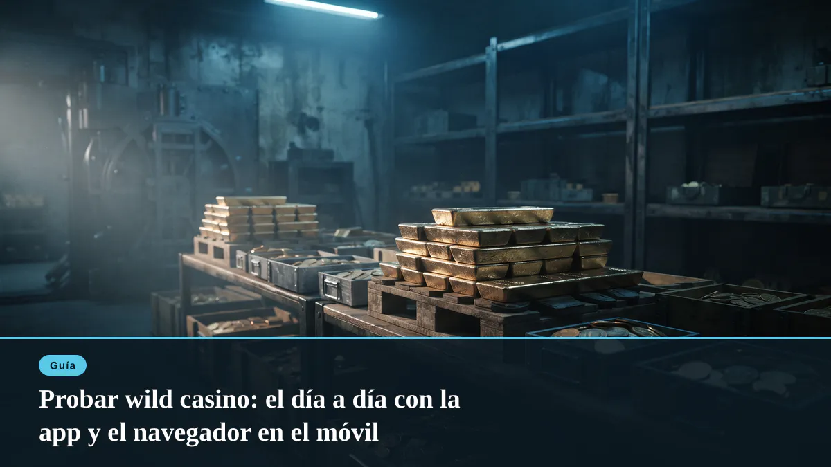 Probar wild casino: el día a día con la app y el navegador en el móvil