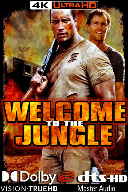 Welcome to the Jungle 2003 The Rundown, 4K, MOVIE, COVER, POSTER, BOX, ART
