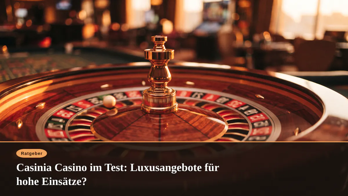 Casinia Casino im Test: Luxusangebote für hohe Einsätze?