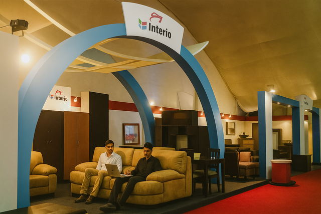 Interio Furniture pavilion at ICE Mega Expo
