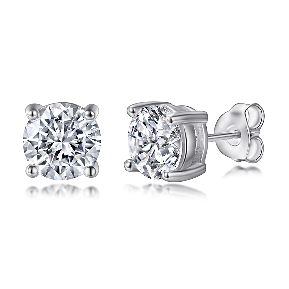 Classic Four-Prong Solitaire Studs