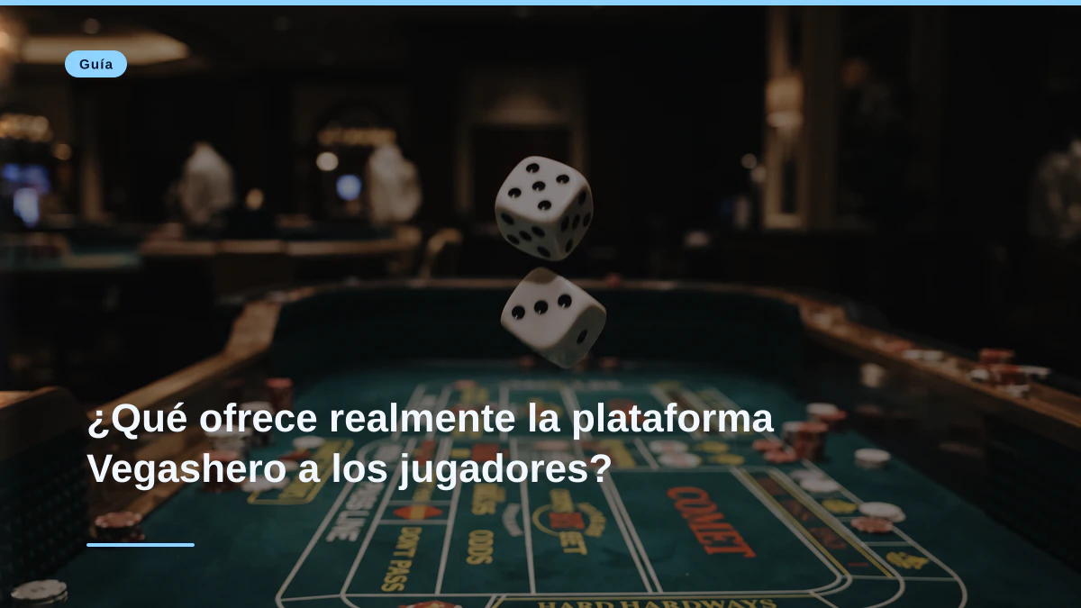 ¿Qué ofrece realmente la plataforma Vegashero a los jugadores?