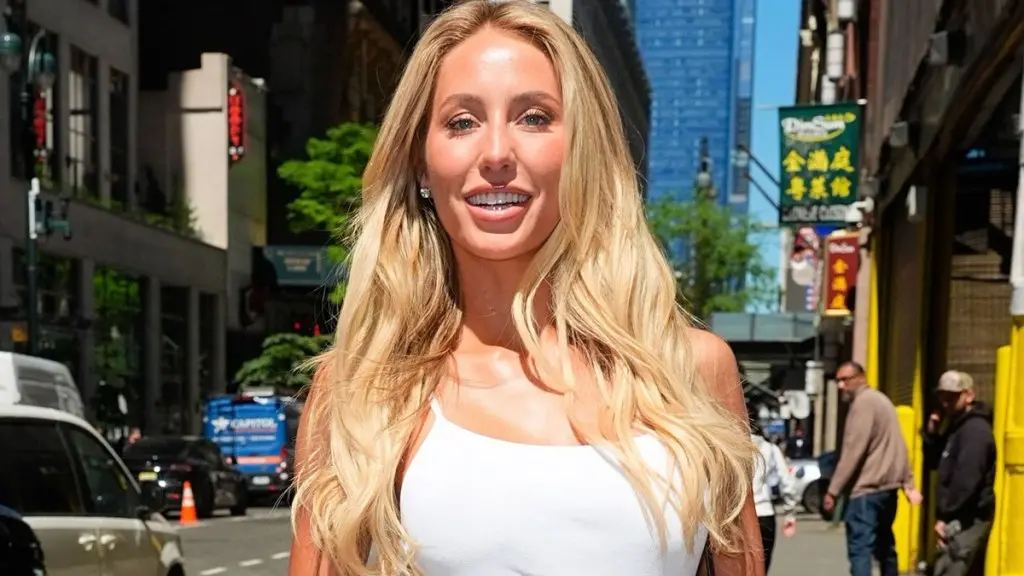 Alix Earle Dazzles in Sheer Dress at SI Swimsuit Cover Launch