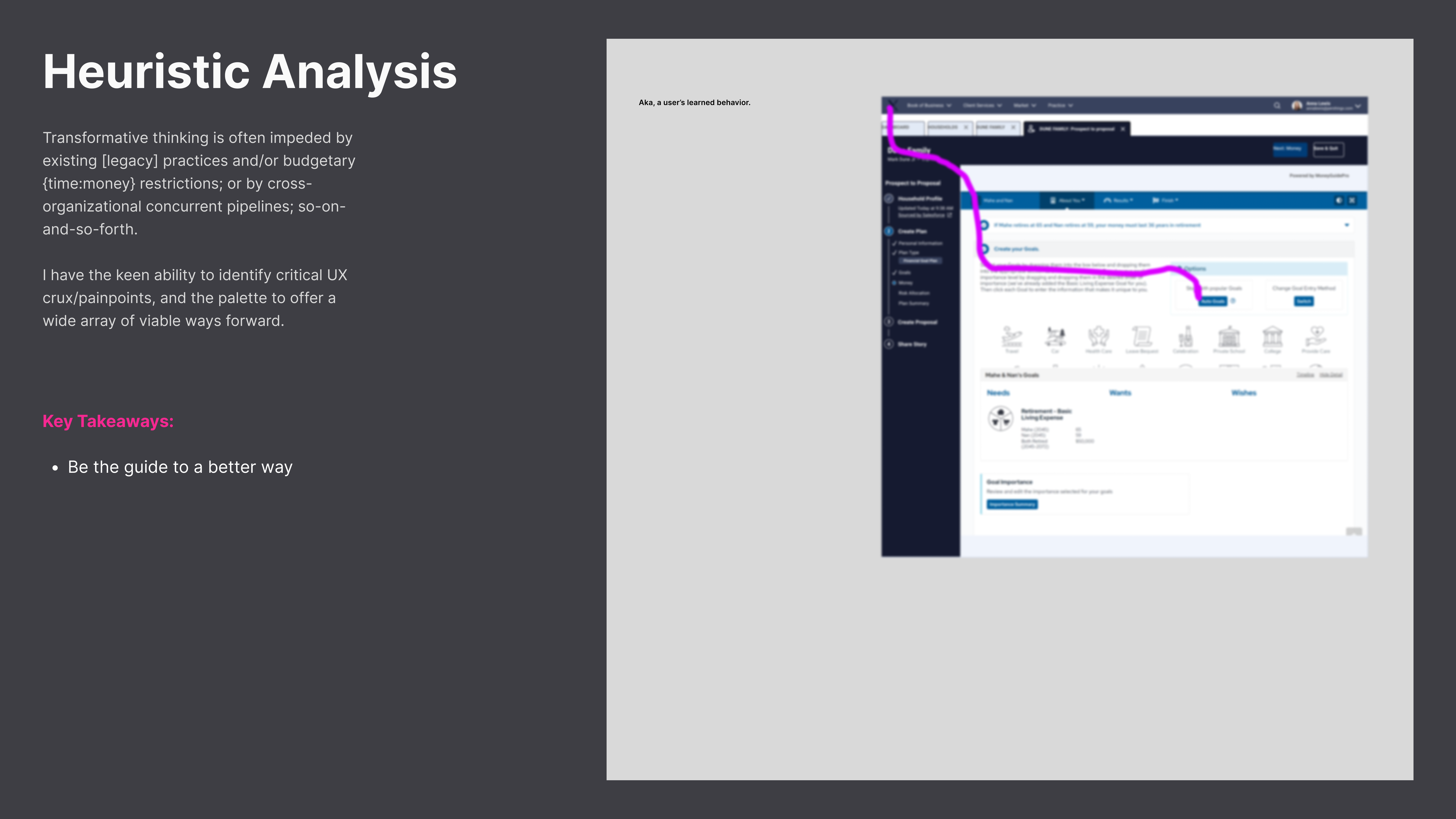 Holistic thinking — navigation, design systems, and feature development