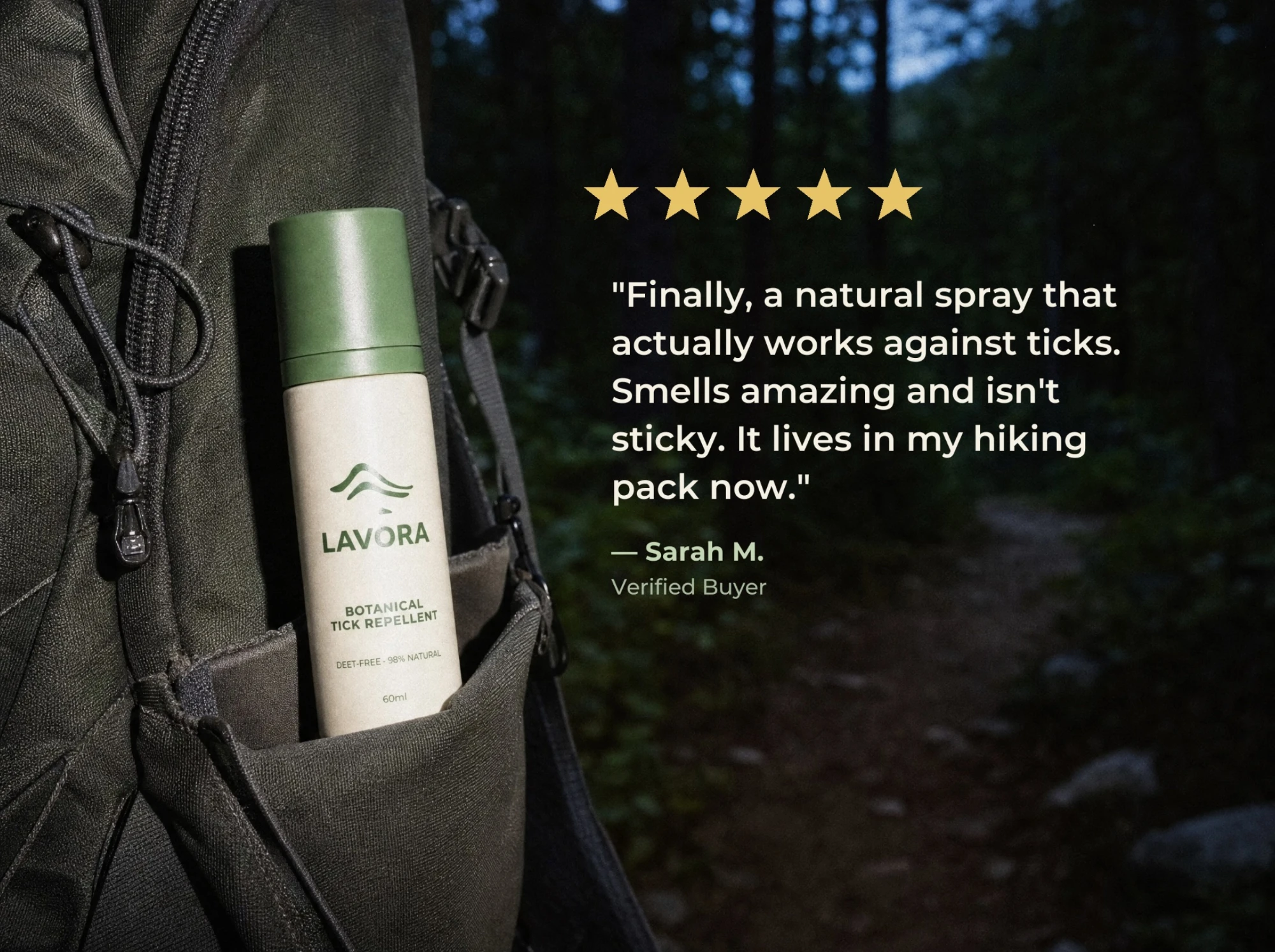 Five-star customer review