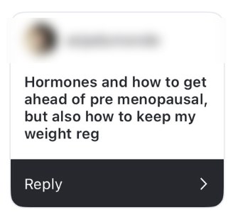 Story reply