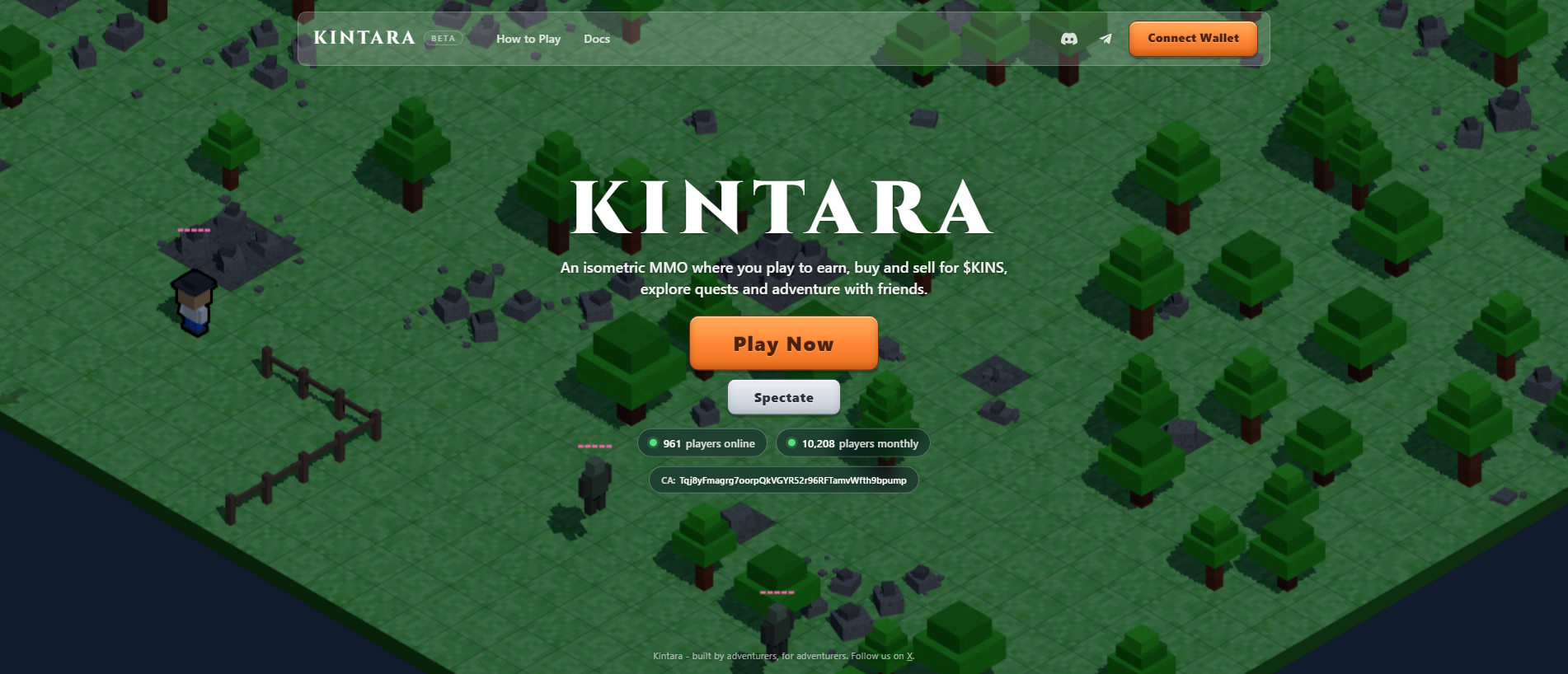 Screenshot of kintara.org
