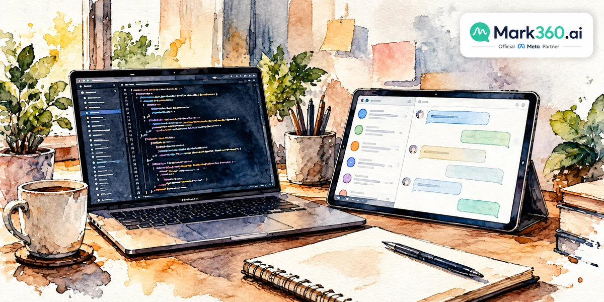 From a raw API to a no-code WhatsApp inbox