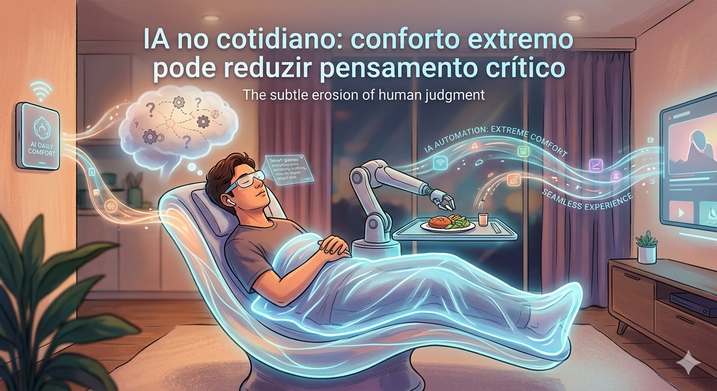 IA organizando a vida: praticidade pode virar dependência