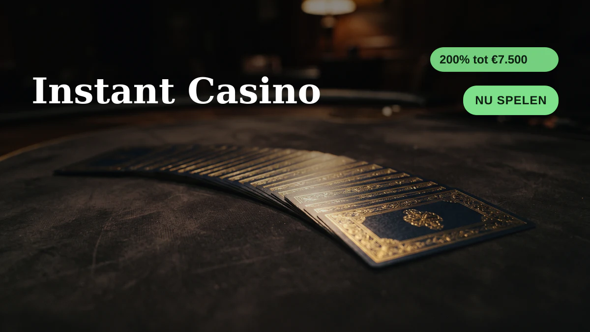 Instant Casino — welkomstbonus 200% tot €7.500 + 25 FS, betalingen: Visa, Mastercard, Sofort, Giropay, Pix