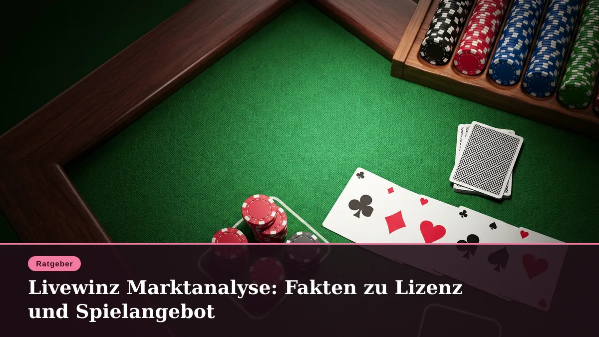Livewinz Marktanalyse: Fakten zu Lizenz und Spielangebot