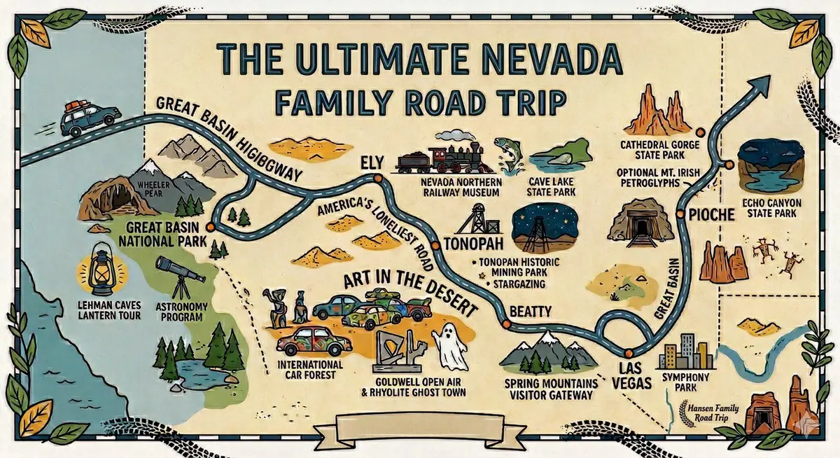 Nevada Family Road Trip Turns Unforgettable