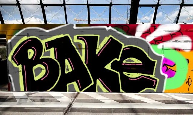 Graffiti artwork by Tkiz
