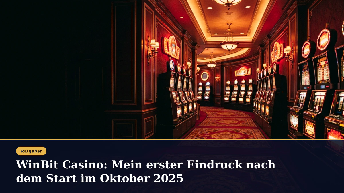 WinBit Casino: Mein erster Eindruck nach dem Start im Oktober 2025