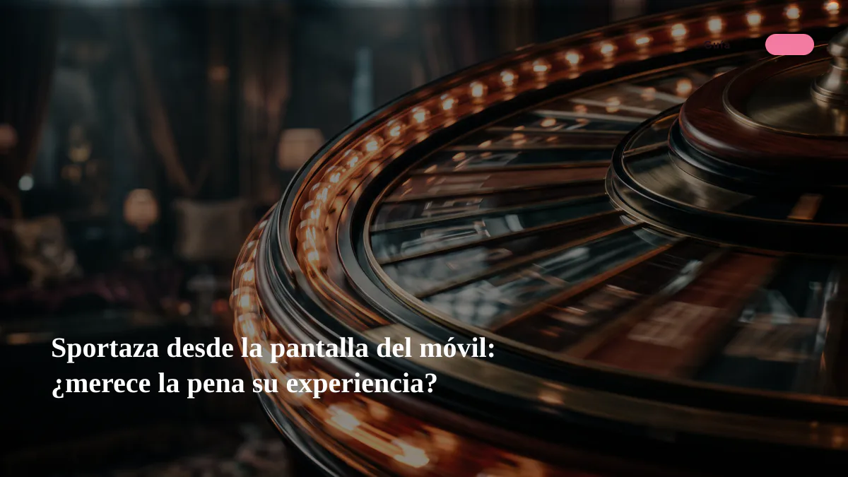 Sportaza desde la pantalla del móvil: ¿merece la pena su experiencia?