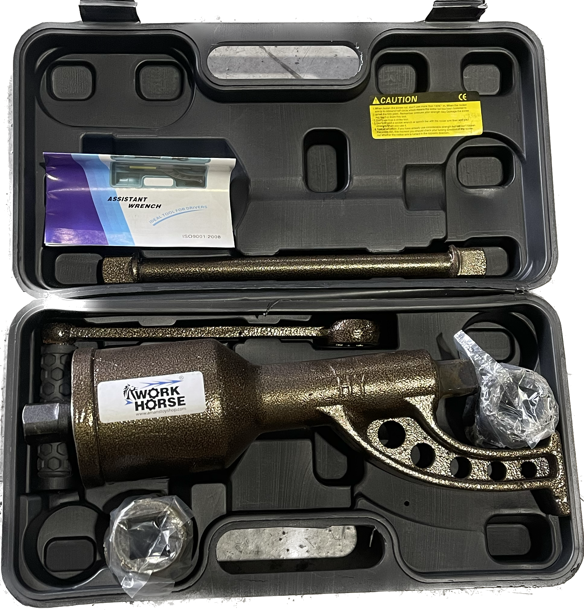 Tyre Wheel Nut Cracker, 1" DR, 64:1 Ratio, 33mm & 38mm Sockets, Max Torque 4500nm