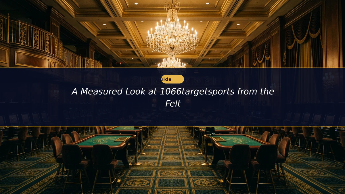 A Measured Look at 1066targetsports from the Felt
