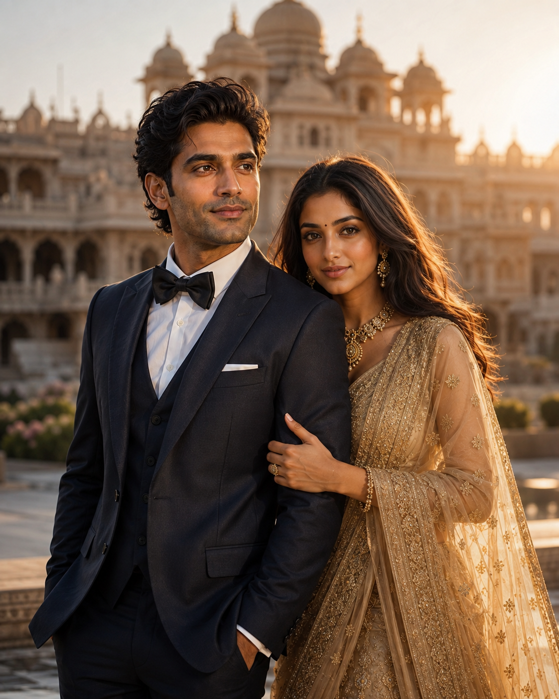 Royal Palace Luxury Wedding Portrait | Cinematic Couple Photography