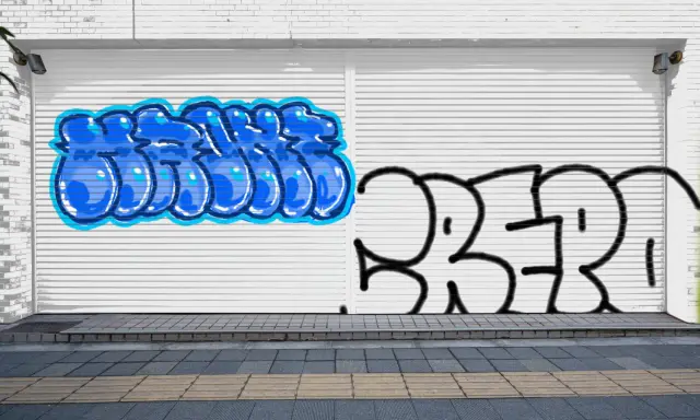 Graffiti artwork by Aloe
