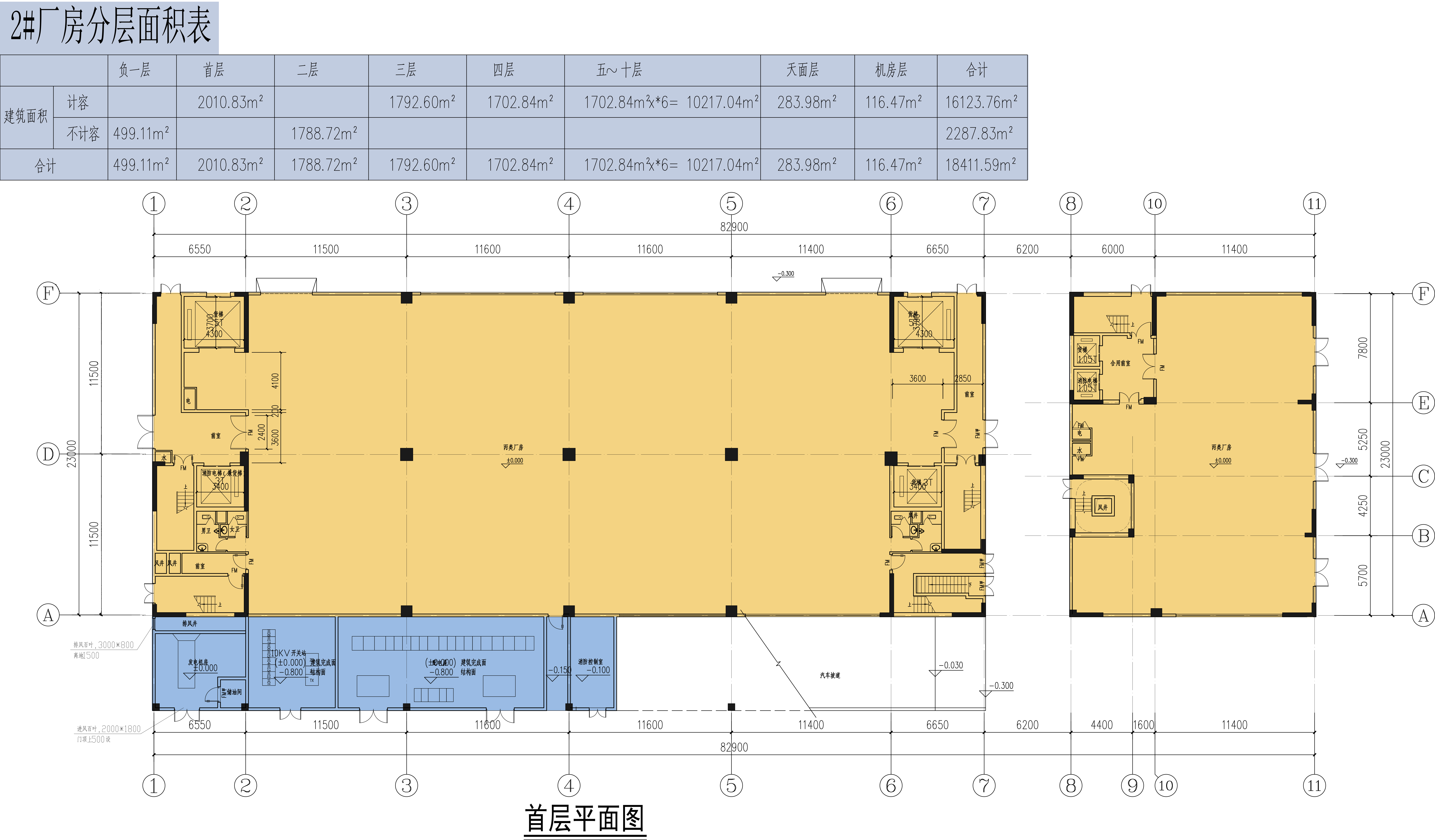 2A+2B首层平面图