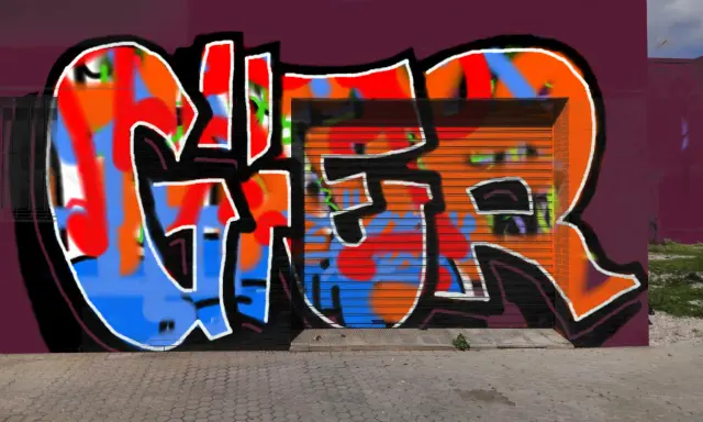 Graffiti artwork by G13R