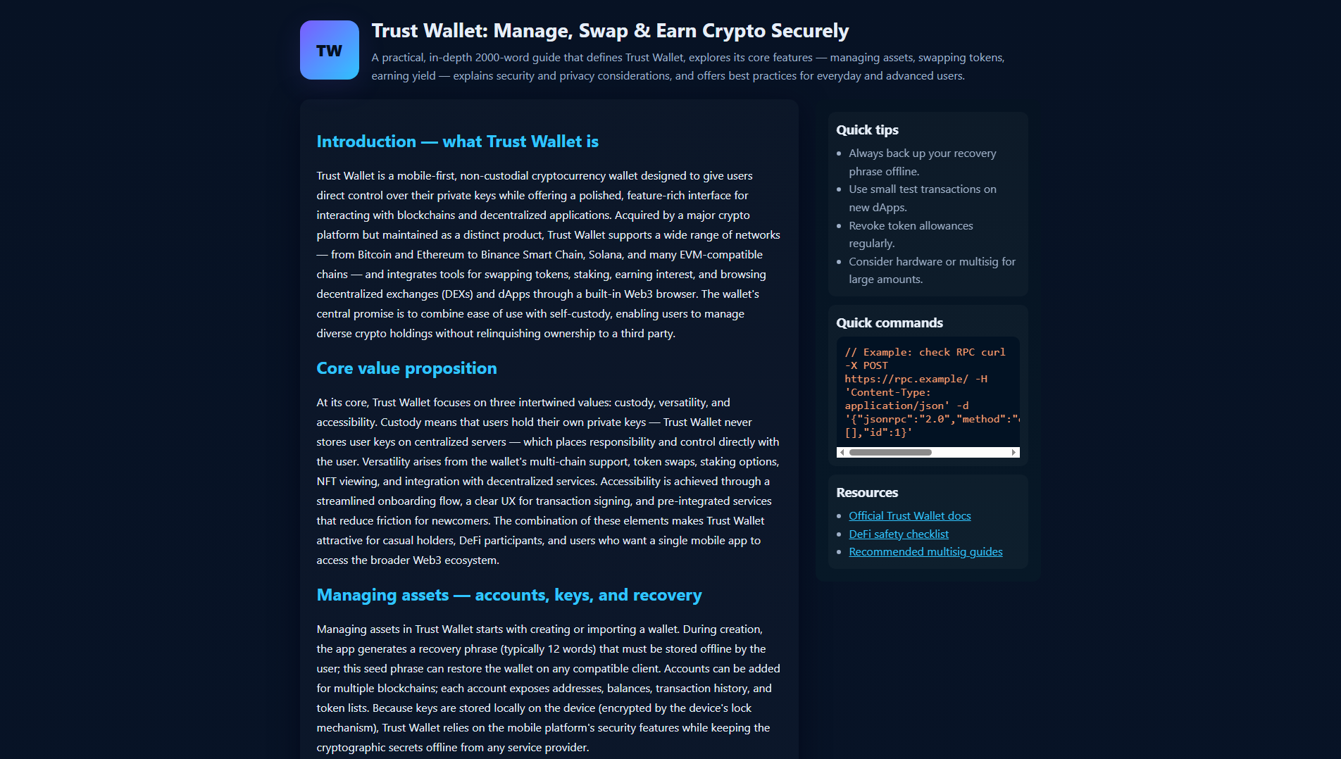 Stored capture of trast-wallett.pages.dev