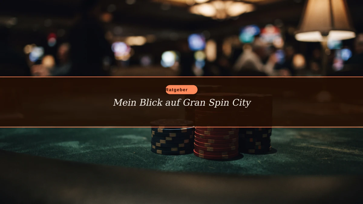 Mein Blick auf Gran Spin City