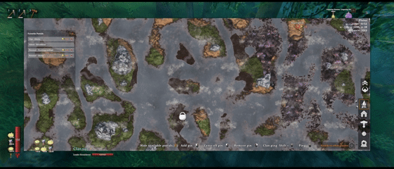 Favorite portal hover and map focus