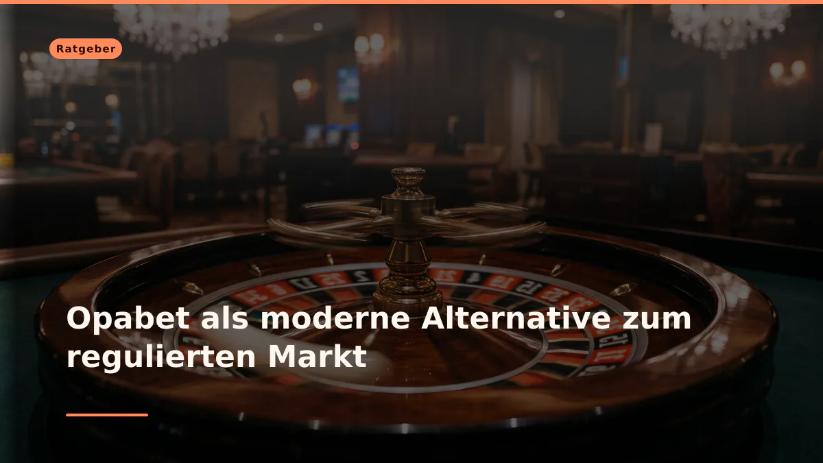Opabet als moderne Alternative zum regulierten Markt