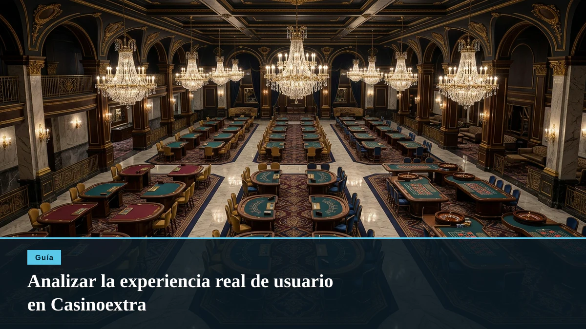 Analizar la experiencia real de usuario en Casinoextra