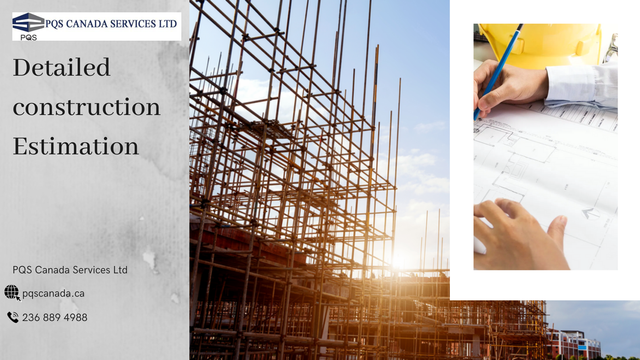 Avail Construction Material Estimation and Quantity Takeoff from the top company PQS Canada Services Ltd. We offer Single family project Estimation, Multifamily project Estimation, Material Quantity Takeoff along with Detailed construction Estimation. We work hard to ensure that we always deliver your project on time and on budget. Dial 236 889 4988 to contact us.