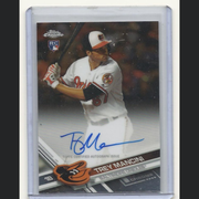 2017 Topps Chrome Trey Mancini Autograph