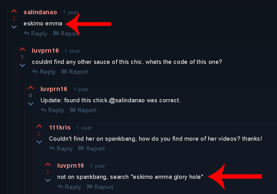 eskimo emma in answer #2053516