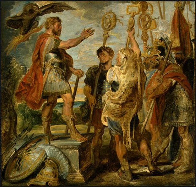 Decius Mus Addressing the Legions 1616