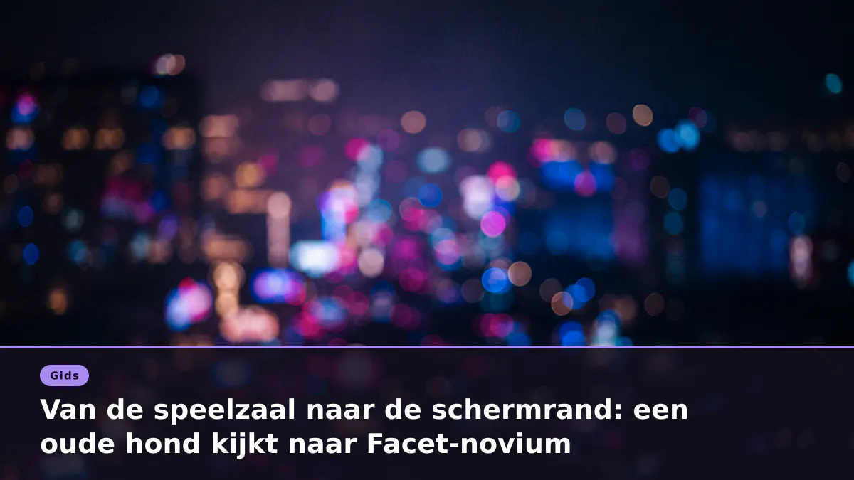 Van de speelzaal naar de schermrand: een oude hond kijkt naar Facet-novium