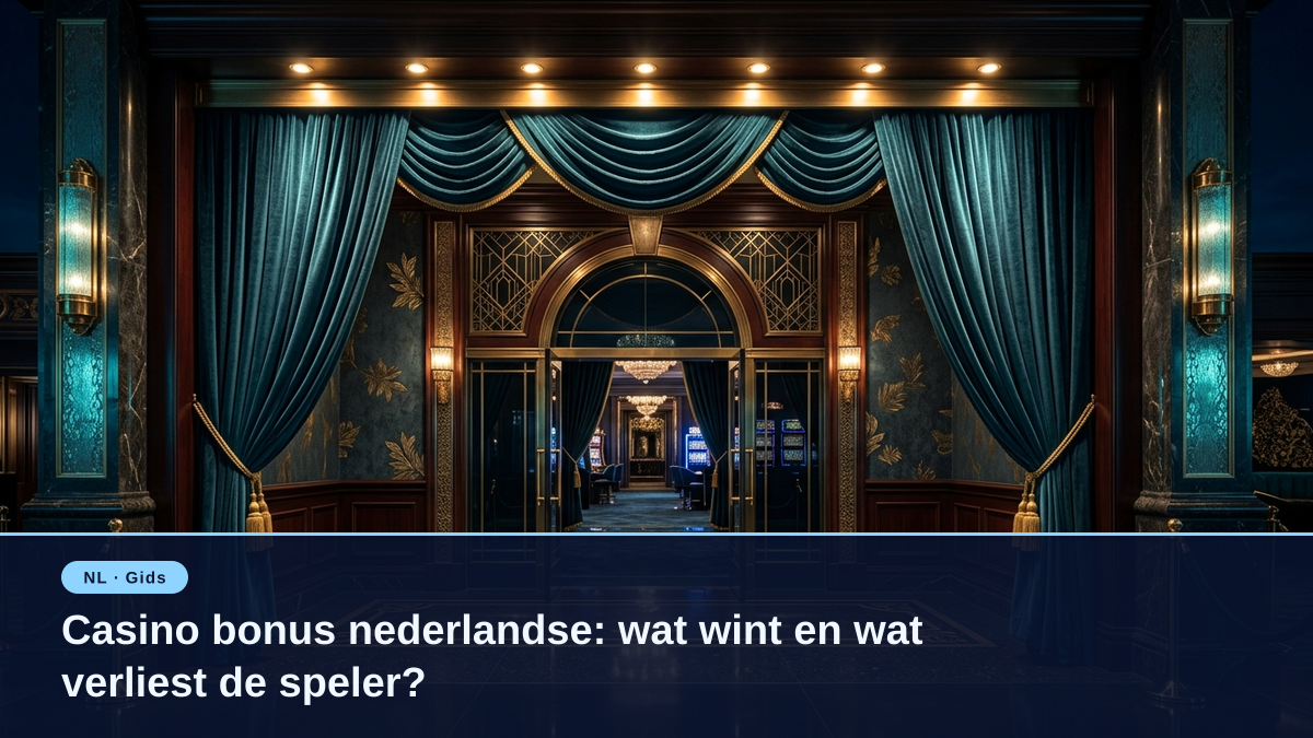 Casino bonus nederlandse: wat wint en wat verliest de speler?