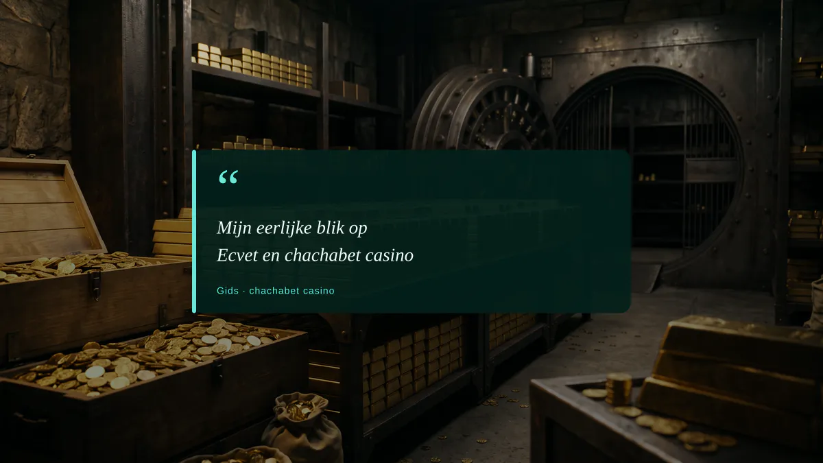 Mijn eerlijke blik op Ecvet en chachabet casino