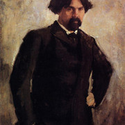 Портрет художника В И Сурикова Конец 1890 х