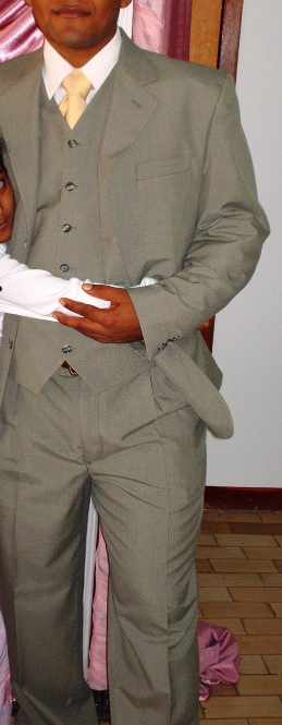 Traje Verde 3 Piezas - Vista 1